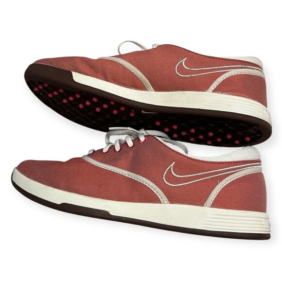 Nike Lunar Swingtip Women’s Golf Shoes Coral/White Size 7 – Canvas Athletic - Picture 2 of 5